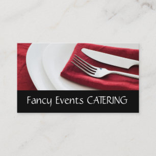 Catering/Affärskort av livsmedel Visitkort
