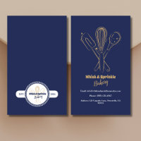 Catering Bakery för marin och Guld Whisk Chef