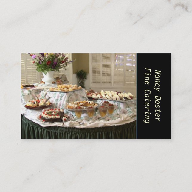 Catering Bakery Visitkort (Framsida)