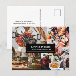 Catering Business Anpassade Food Industry Vykort