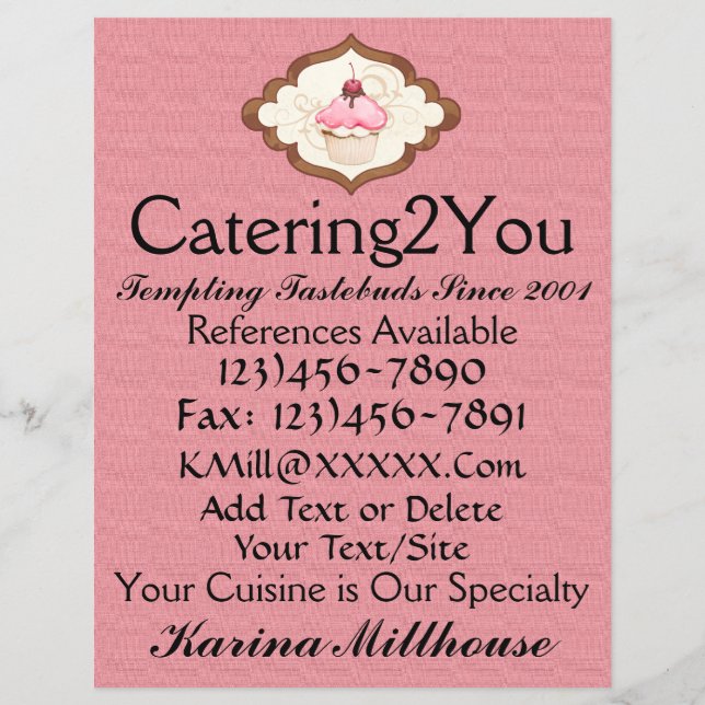 Catering Business Flyer - SRF (Framsidan)
