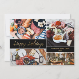 Catering business Photo Collage Glad helg Julkort