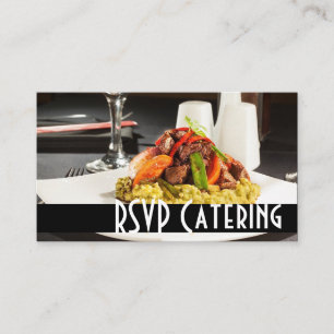 Catering Chef Bröllopsfixaren Food Restaurant Tilläggskort