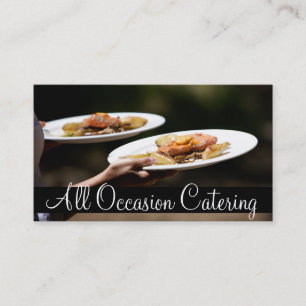 Catering Chef Bröllopsfixaren Food Restaurant Visitkort