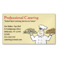Catering Chef som håller Hors D'oeuvres