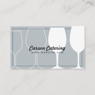Catering Company Food Service Party Planner Visitkort