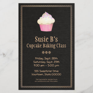 Catering Cupcake Bageri Konditor Flygblad
