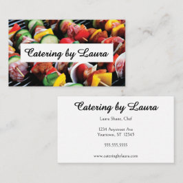 Catering Food Service Restaurant Cafe Bistro Visitkort