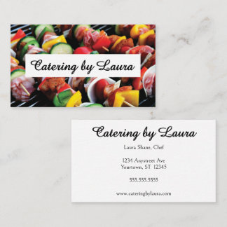 Catering Food Service Restaurant Cafe Bistro Visitkort