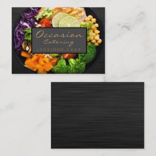 Catering för fetthölje och matplåt visitkort