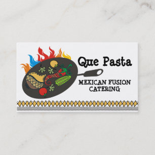 Catering för kastrull för mexicansk matcuisine visitkort