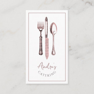 Catering för Logotyp av elegant Visitkort