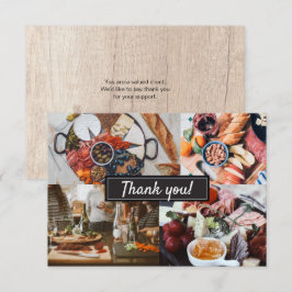 Catering Fotokollage Modern - tack Kort