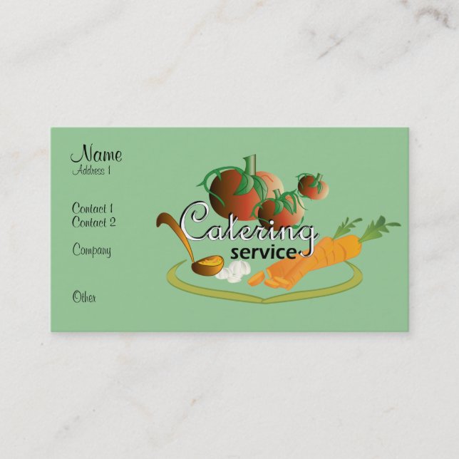 CATERING II VISITKORT (Framsida)