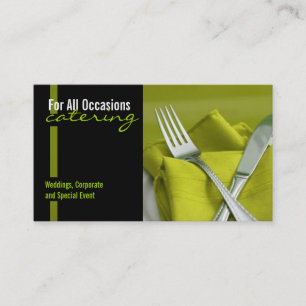 Catering, livsmedel, Affärskort Visitkort