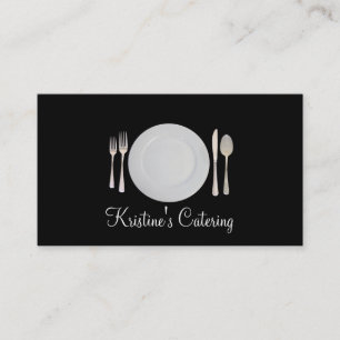 Catering, mat, Restaurang-Affärskort Visitkort
