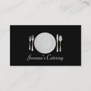 Catering, mat, restauranger, Chef, Planner Visitkort