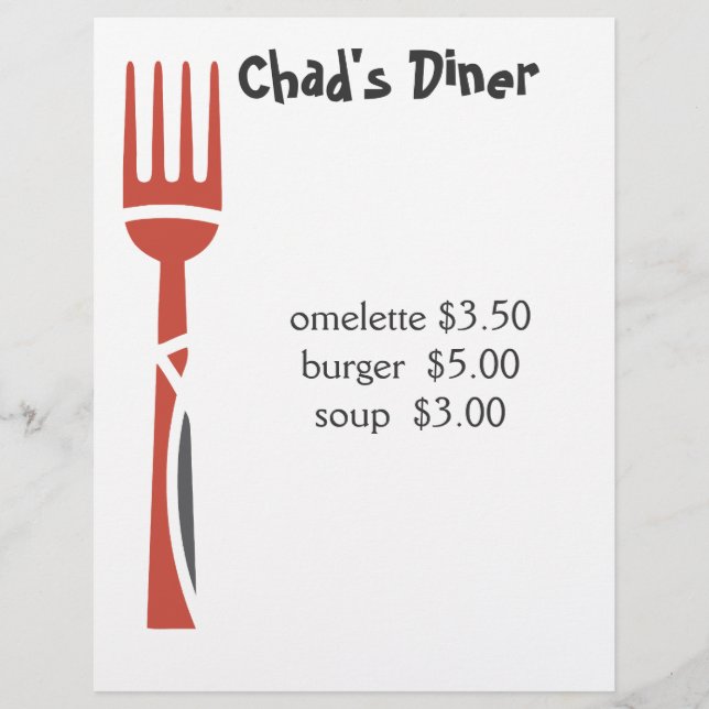 Catering-menyn (Framsida)