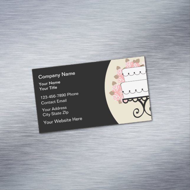 Catering Modern New Magnetic Affärskorts Magnetiska Visitkort (In Situ)