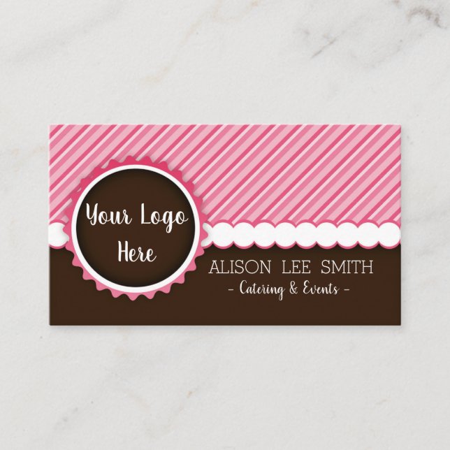 Catering och evenemang choklad Ingen Logotyp Visitkort (Framsida)