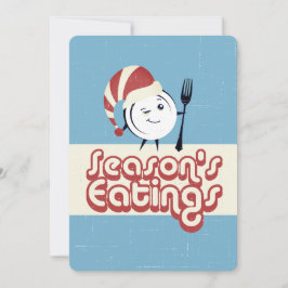 Catering på matsalen Jul Julkort