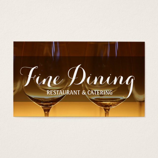 Catering Party Bröllopsfixaren Restaurang Visitkort (Framsidan)
