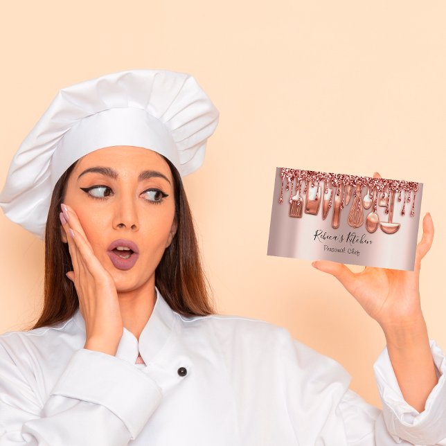 Catering Personal Chef Kitchen Knifes Ro Drives Visitkort (Skapare uppladdad)