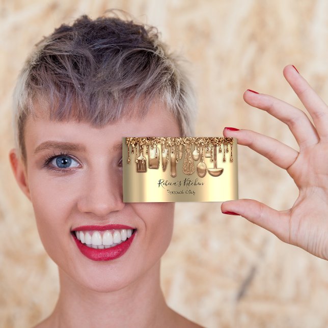 Catering Personal Chef Restaurant Drip Ro VIP Visitkort (Skapare uppladdad)