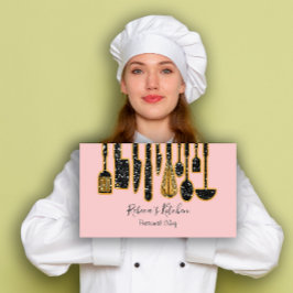 Catering Personal Chef Restaurant Kitchen Rosa Visitkort