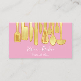 Catering Personal Chef Restaurant Kitchen Rosa Visitkort