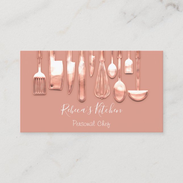 Catering Personal Chef Restaurant Ro  Visitkort (Framsida)