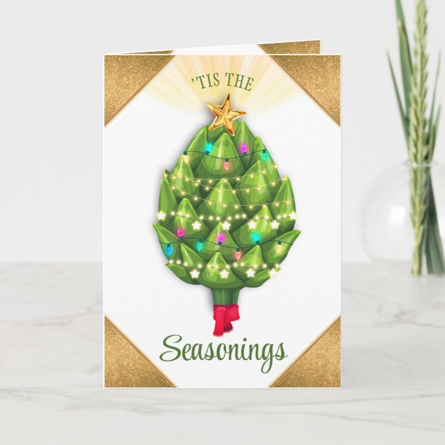 Catering restaurang för rekocksolljus helgkort (Framsida)