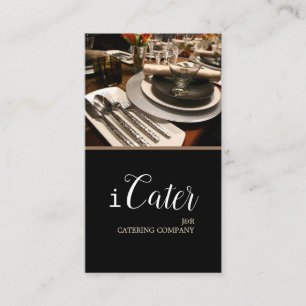 Catering Service, Food, Party Planner Visitkort