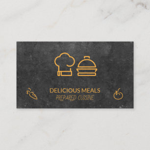 Catering Service Livsmedelsindustrin Chef Visitkort