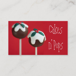 Cateringen Cake Pops Shop Muffinss Bakery Visitkort