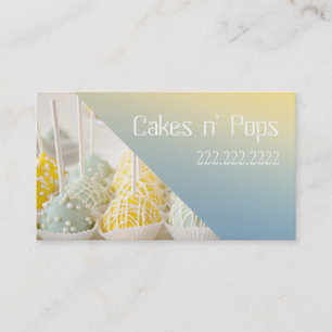 Cateringen Cake Pops Shop Muffinss Bakery Visitkort