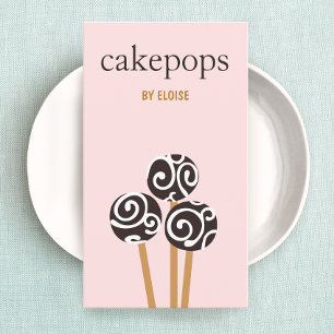 Cateringen Cakepops Pastry Chef Visitkort