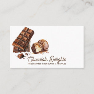 Cateringen Chocolate Candy & Truffle Desserts Visitkort