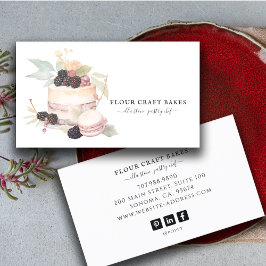 Cateringen för cake Baker Bakery Pastry Chef Visitkort