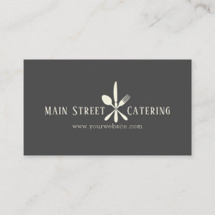 Cateringföretag Professionell kock Visitkort