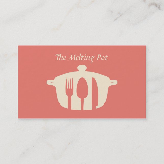 Cateringkort Visitkort (Framsida)