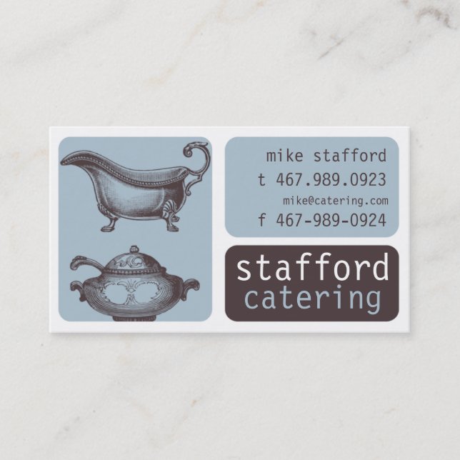 Cateringvisitkort Visitkort (Framsida)