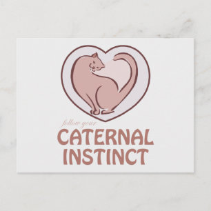 Caternal Ininct Vykort