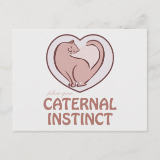 Caternal Ininct Vykort