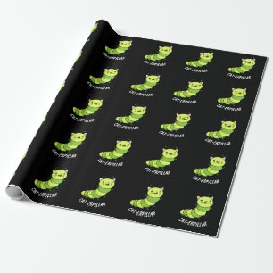 Caterpelare Funny Kryp Pun Mörk BG Presentpapper
