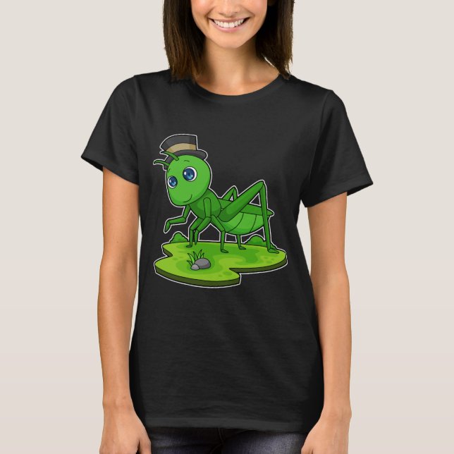 Caterpelare gentleman Hat T Shirt (Framsida)