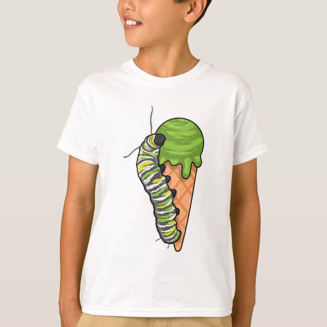Caterpelare Ice kräm T Shirt (Framsida)