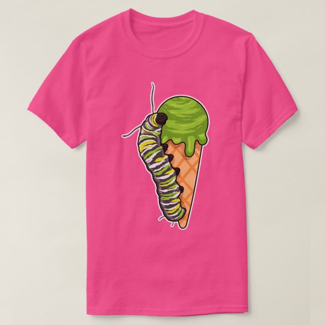 Caterpelare Ice kräm T Shirt (Design framsida)