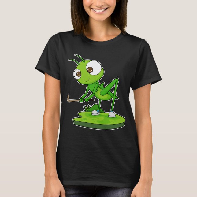 Caterpelaren Hockey Hockey fladdermus T Shirt (Framsida)