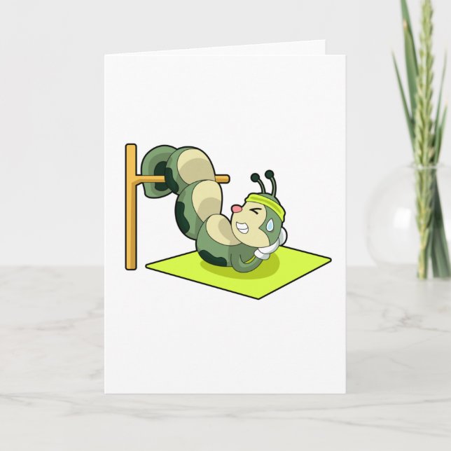 Caterpillar ABS-träning Fitness Kort (Framsida)